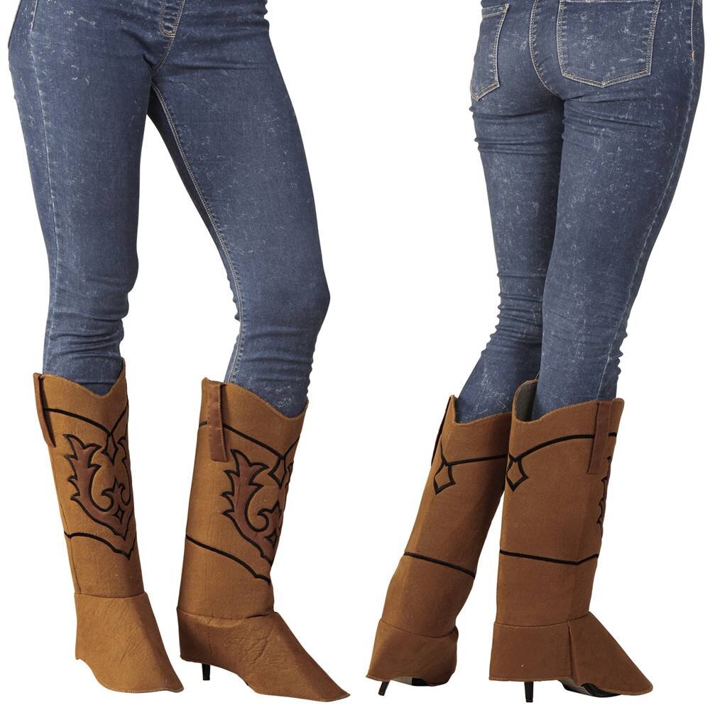 botas disfraz vaquero