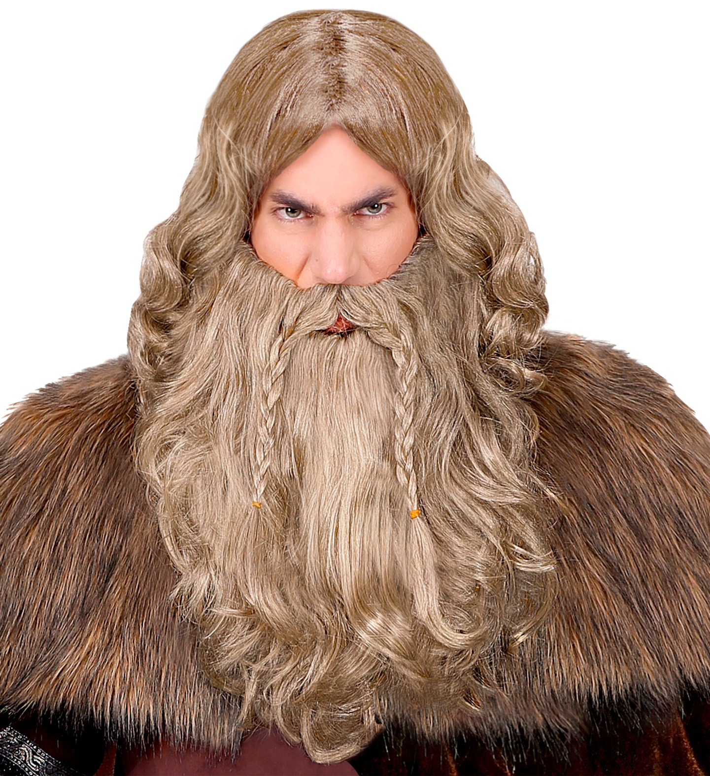 Peluca con Barba y Bigote de Vikingo > Pelucas para Disfraces > Pelucas de  Vikingos para disfraces > Pelucas Históricas para Disfraces > Pelucas  Temáticas para disfraces