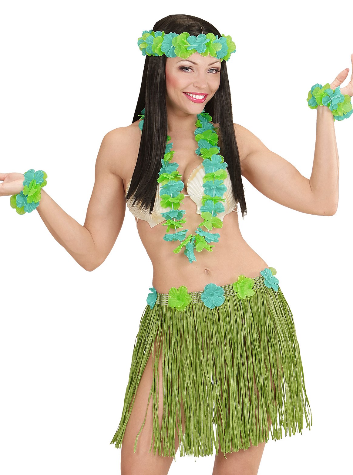 Comprar Set Hawai Verde adulta Disfraces por Temáticas > Fiesta de San > Accesorios para San Patrick > Fiestas Populares de Disfraces | de disfraces en Madrid, disfracestuyyo.com
