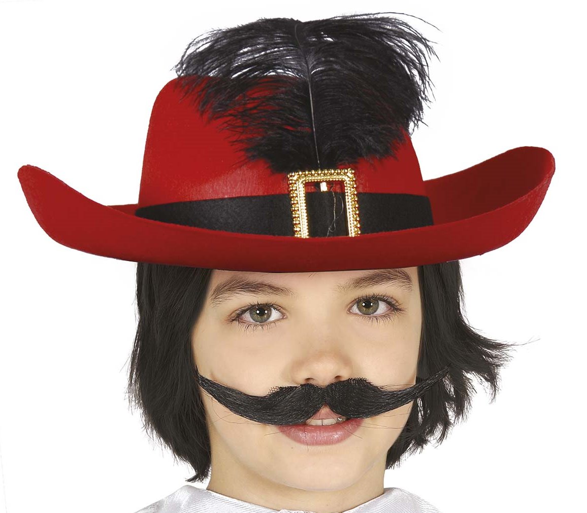 Comprar Sombrero Mosquetero Rojo Infantil > Complementos para Disfraces Accesorios para la cabeza > Sombreros y Gorras Disfraces > Sombreros Históricos para Disfraces > Sombreros de Época para