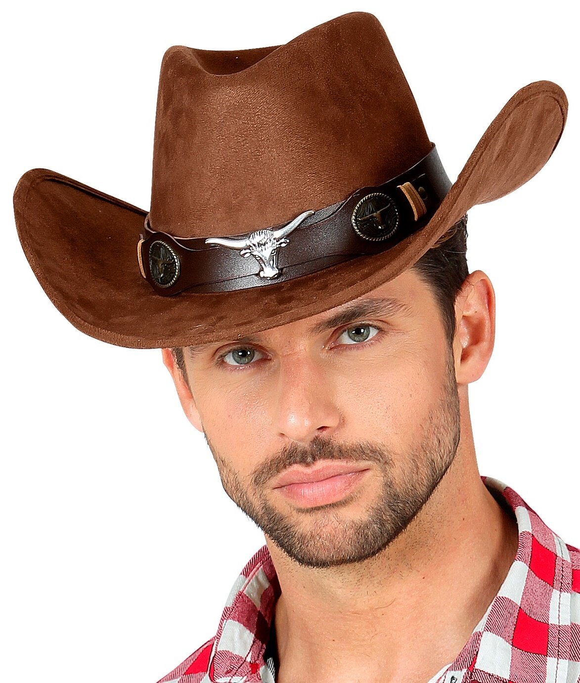 Comprar Sombrero Vaquero Lujo Imitación Piel Complementos para Disfraces > Accesorios para cabeza Disfraces > Sombreros y Gorras para Disfraces > Sombreros Históricos para Disfraces > Sombreros de Vaqueros para