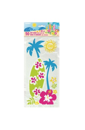 20 Bolsas de Regalo adorno Hawai