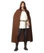 Capa Medieval Marrón adulto unisex