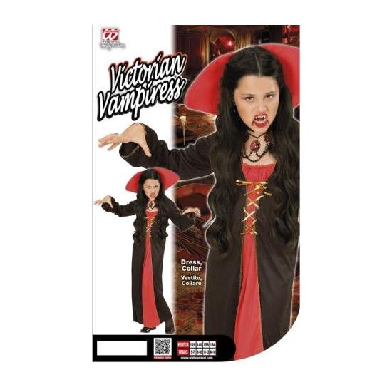 Disfraz Vampira Victoriana.niña