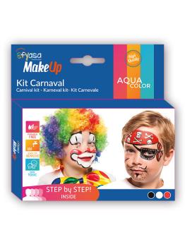 Kit carnaval 3 colores al agua 3 x 2 gr