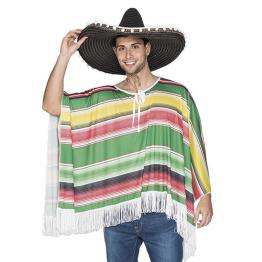 Poncho Mexicano para adulto.