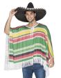 Poncho Mexicano para adulto.