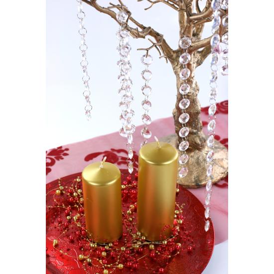 1 vela dorada (15x6 cm)