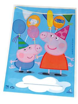 10 bolsas de chucherías Peppa Pig