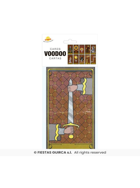 10 cartas voodoo de 11x20 cms disfraces de Zingara o Vidente