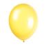 10 globos color amarillo (30 cm) - Línea Colores Básicos
