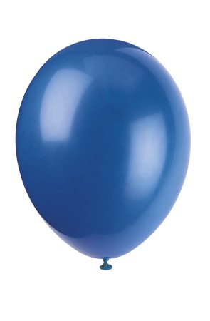 10 globos color azulón (30 cm) - Línea Colores Básicos
