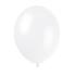10 globos color blanco (30 cm) - Línea Colores Básicos