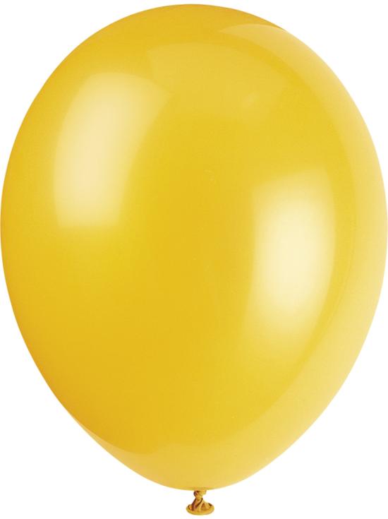 10 globos colores pastel variados (30 cm) - Línea Colores Básicos