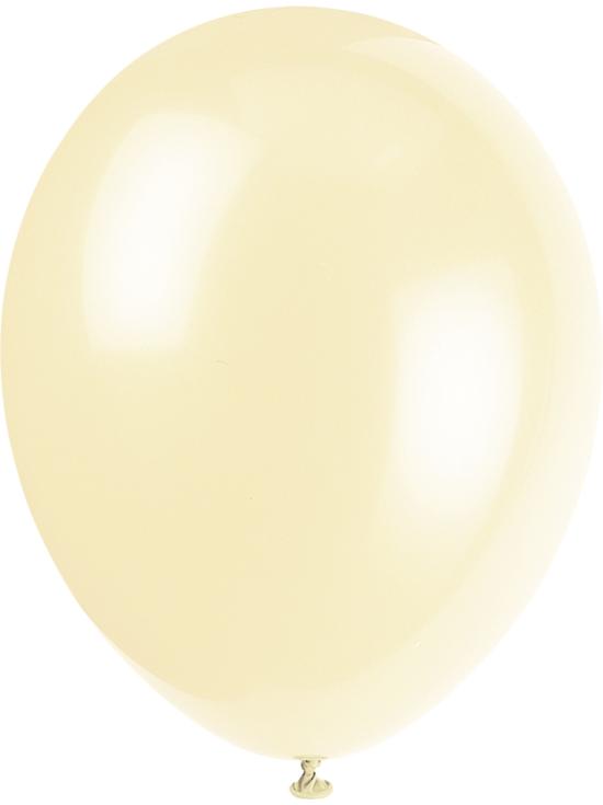 10 globos colores pastel variados (30 cm) - Línea Colores Básicos