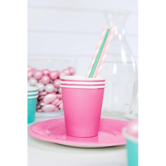 10 pajitas rosas pastel con lunares blancos de papel - Gold Bridal Shower 10 pajitas rosas pastel con lunares blancos de papel - Gold Bridal Shower