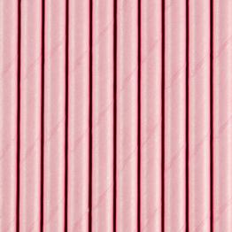 10 pajitas rosas pastel de papel