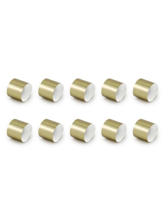 10 servilleteros dorados