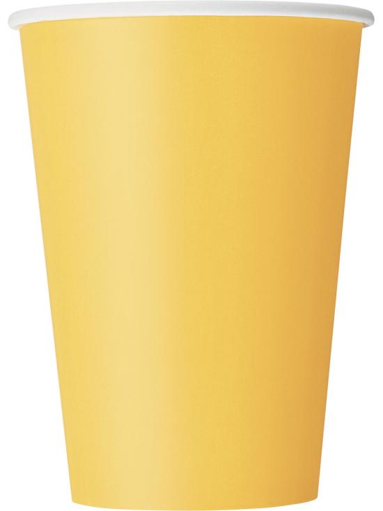 10 vasos amarillos - Línea Colores Básicos