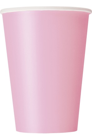 10 vasos color rosa claro - Línea Colores Básicos