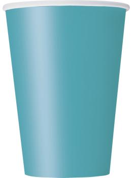 10 vasos grandes color aguamarina - Línea Colores Básicos