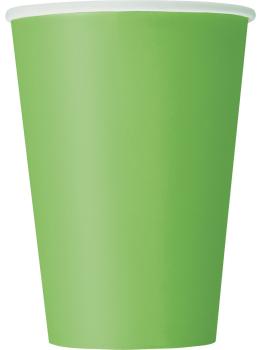 10 vasos grandes color verde lima - Línea Colores Básicos