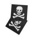 12 Servilletas Calavera 33 x 33 cms
