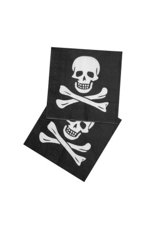 12 Servilletas Calavera 33 x 33 cms