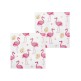 12 servilletas de flamencos (33x33 cm) - Flamingo Party