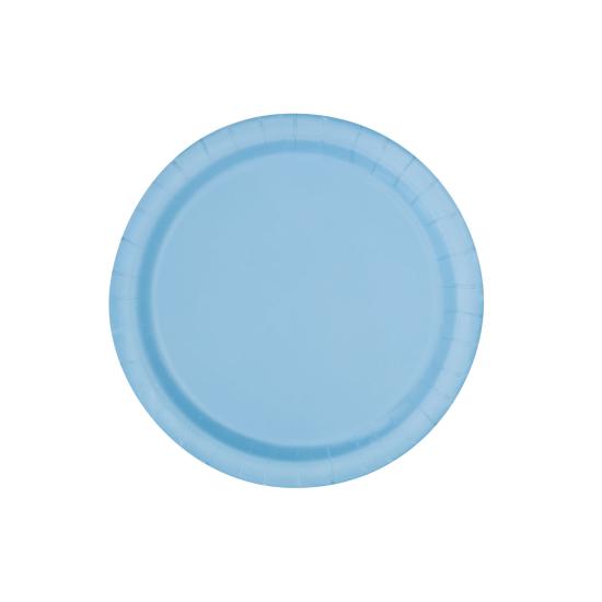 16 platos azul cielo (23 cm) - Línea Colores Básicos 16 platos azul cielo (23 cm) - Línea Colores Básicos