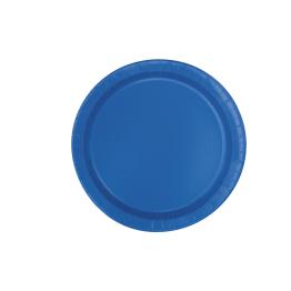 16 platos azul oscuro (23 cm) - Línea Colores Básicos