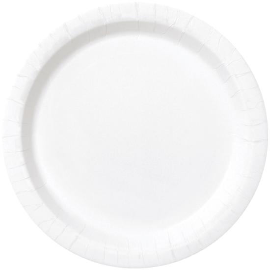 16 platos blancos (23 cm) - Línea Colores Básicos 16 platos blancos (23 cm) - Línea Colores Básicos