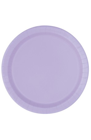 16 platos lilas (23 cm) - Línea Colores Básicos