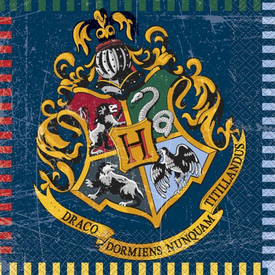 16 servilletas Harry Potter (33x33cm) - Hogwarts Houses 16 servilletas Harry Potter (33x33cm) - Hogwarts Houses
