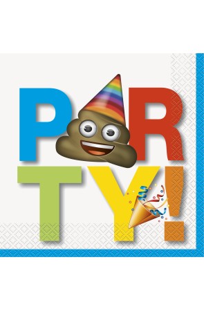 16 servilletas de emoticonos Party (33x33 cm) - Emoji