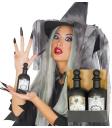 2 botellas Veneno bruja 14 cms.