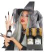 2 botellas Veneno bruja 14 cms.