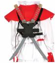 2 Espadas 55cms para Espalda Assassins Creed