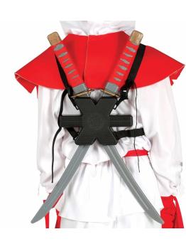 2 Espadas 55cms para Espalda Assassins Creed