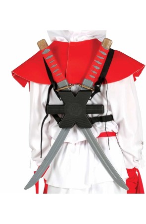 2 Espadas 55cms para Espalda Assassins Creed