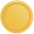 20 platos pequeños amarillos (18 cm) - Línea Colores Básicos