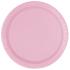 20 platos pequeños rosa claro (18 cm) - Línea Colores Básicos