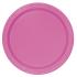 20 platos pequeños rosas (18 cm) - Línea Colores Básicos