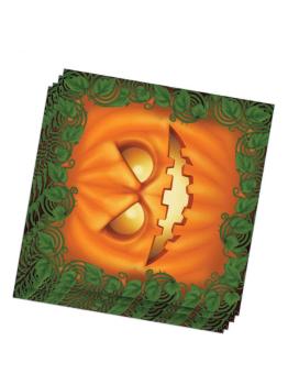 20 Servilletas 33 x 33 cm Halloween Calabazas