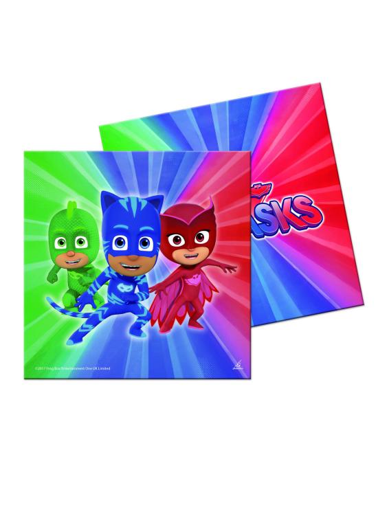 20 servilletas PJ Masks (33x33 cm)