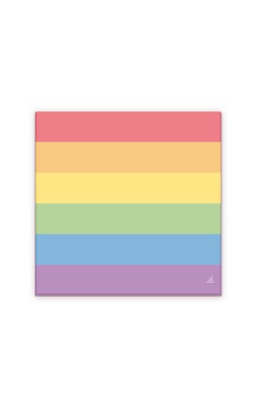 20 servilletas arcoíris (33x33 cm)
