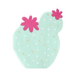 20 servilletas de cóctel de cactus (11 cm)