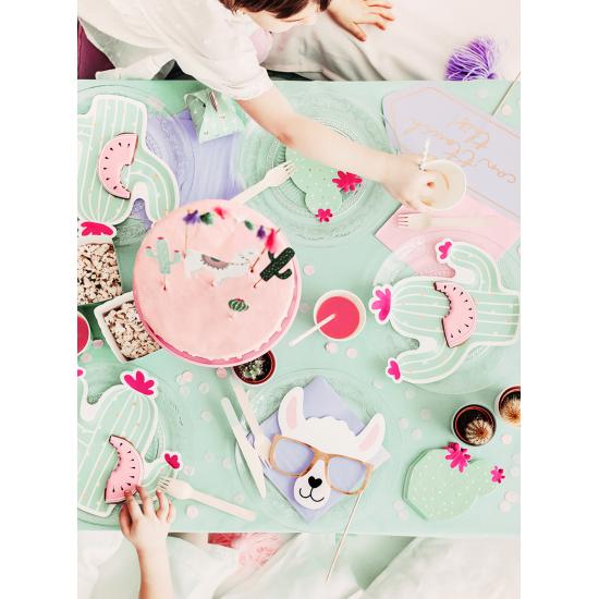 20 servilletas de cóctel de cactus (11 cm)