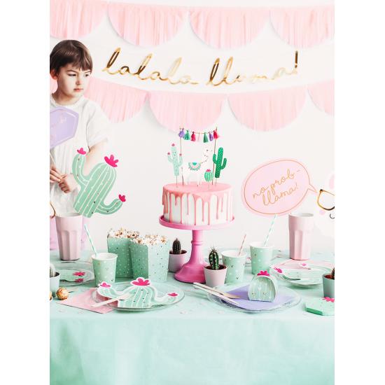 20 servilletas de cóctel de cactus (11 cm)