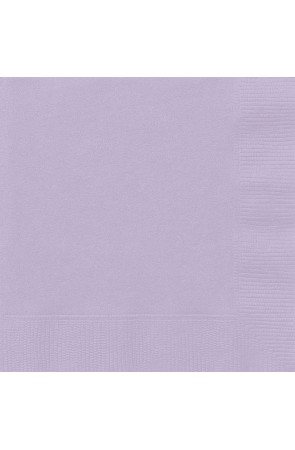 20 servilletas lilas (33x33 cm) - Línea Colores Básicos